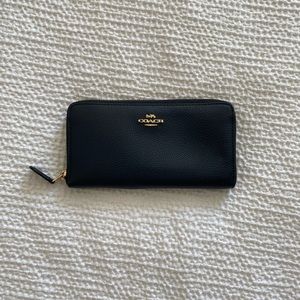 Coach black wallet